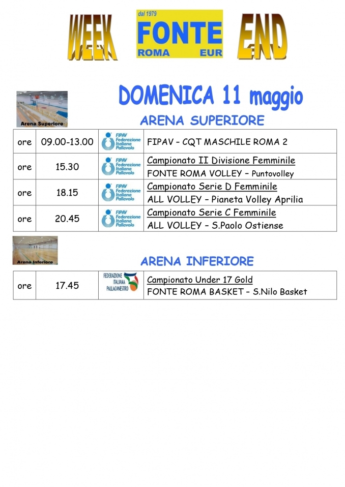  - A.P.D. Fonte Roma Eur