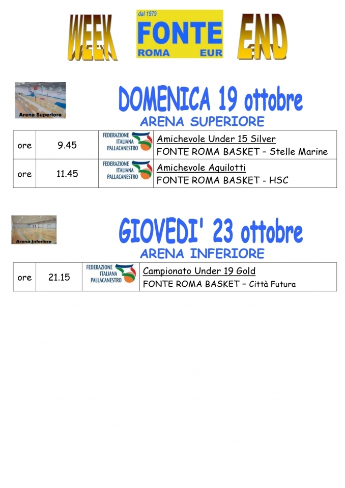 - A.P.D. Fonte Roma Eur
