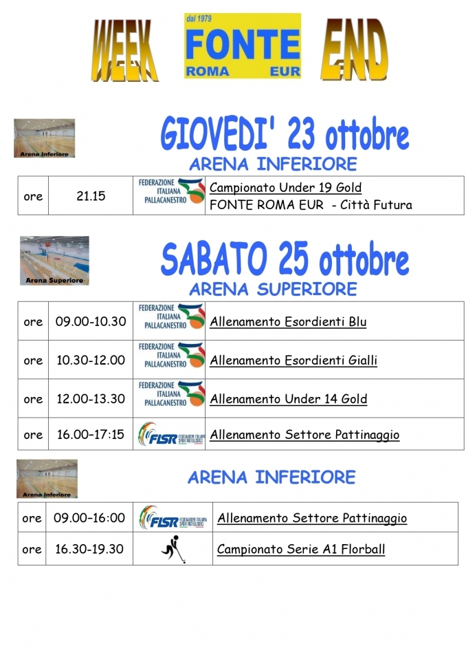  - A.P.D. Fonte Roma Eur