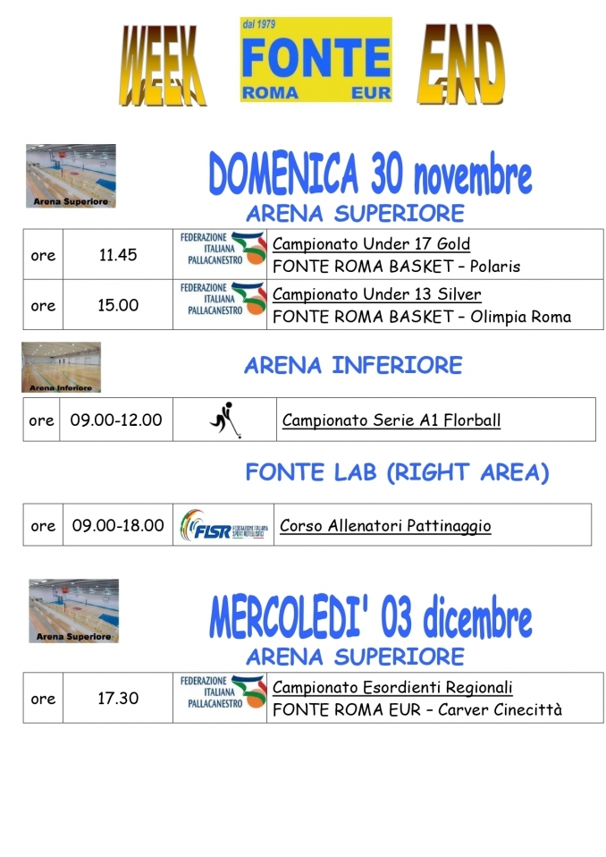  - A.P.D. Fonte Roma Eur