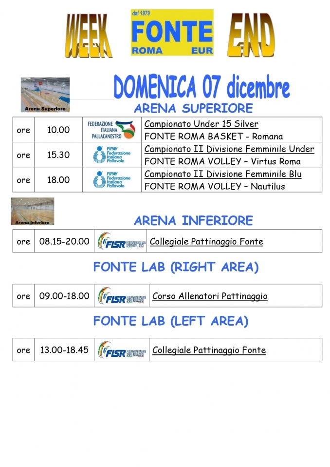  - A.P.D. Fonte Roma Eur