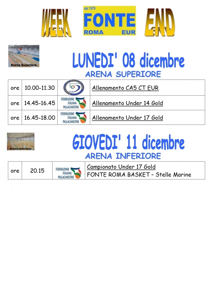  - A.P.D. Fonte Roma Eur