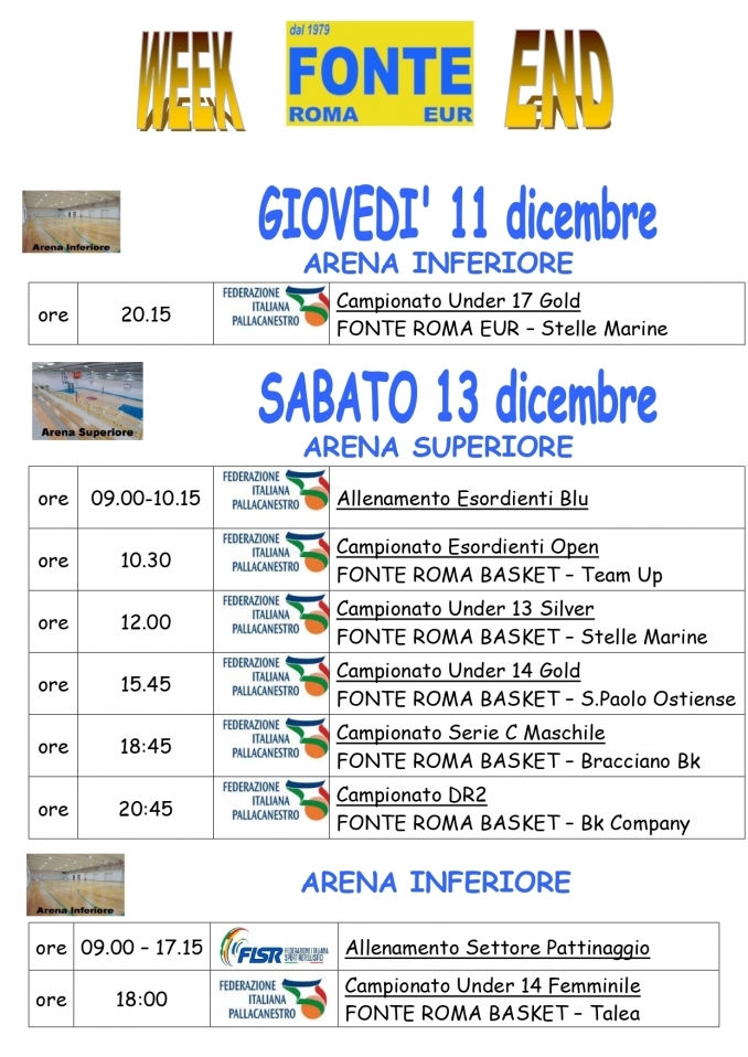  - A.P.D. Fonte Roma Eur