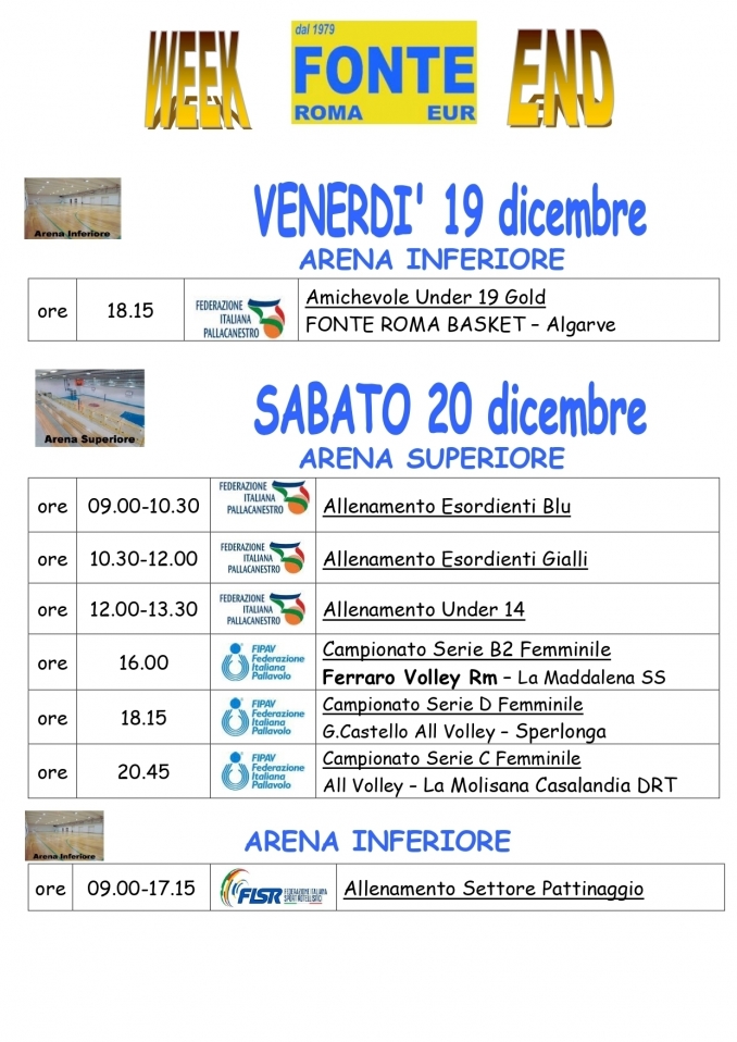  - A.P.D. Fonte Roma Eur