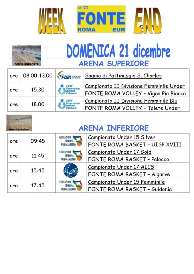  - A.P.D. Fonte Roma Eur