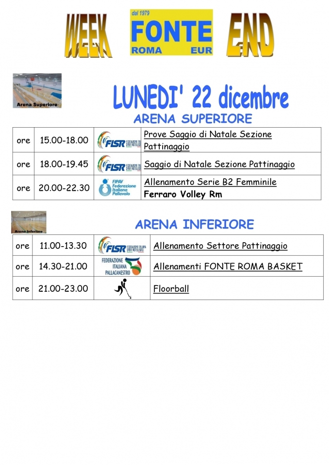  - A.P.D. Fonte Roma Eur