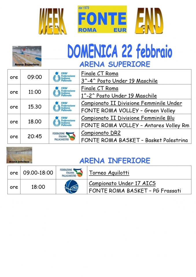  - A.P.D. Fonte Roma Eur