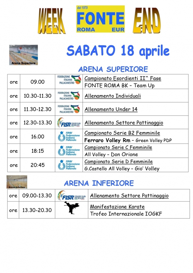  - A.P.D. Fonte Roma Eur