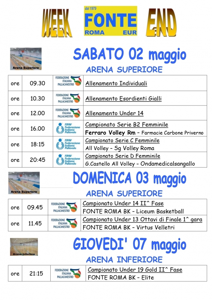  - A.P.D. Fonte Roma Eur
